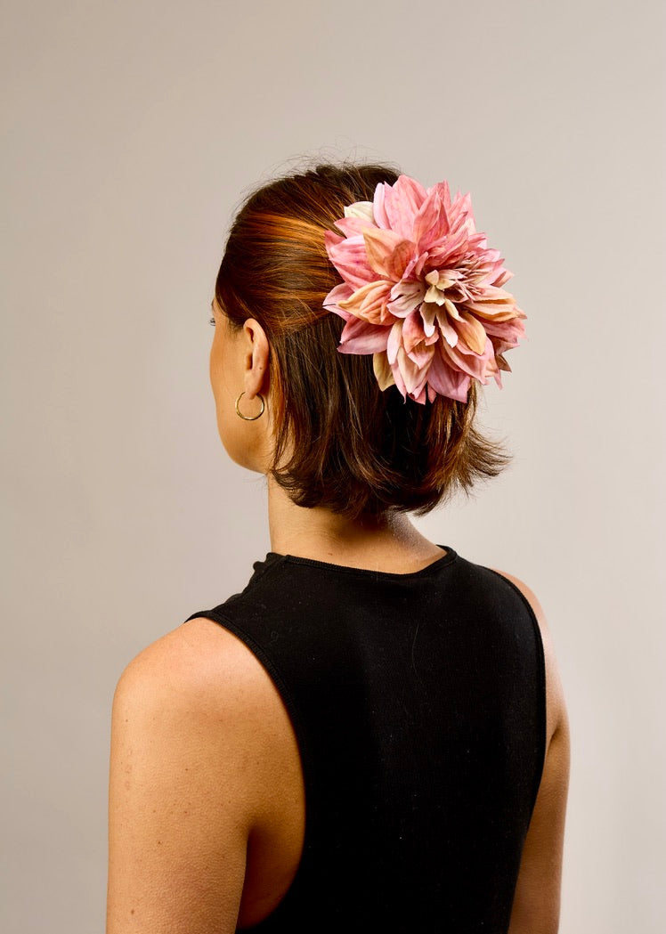 Dahlia — Dual Pink Barrette
