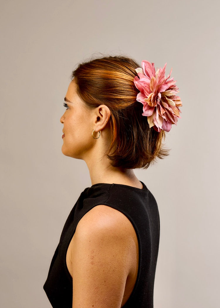 Dahlia — Dual Pink Barrette