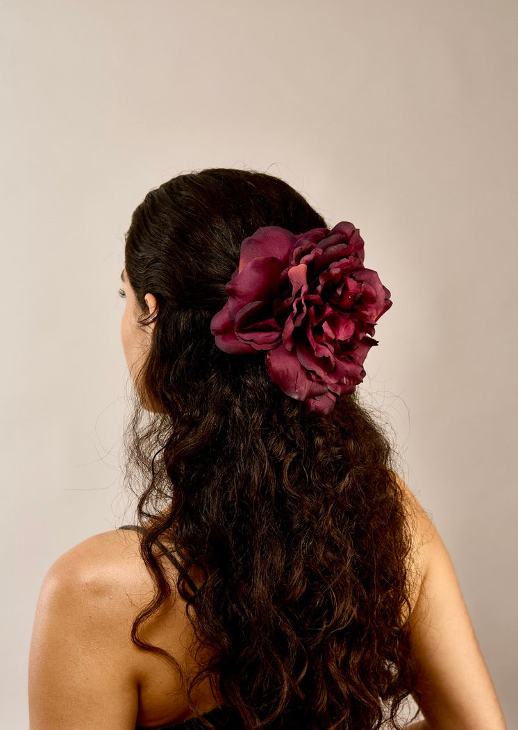 Bellatrix Wild Rose — Burganduy Barrette