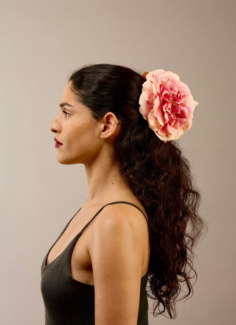 Empress Peony (S + L) — Blush Pink (L) Claw Clip