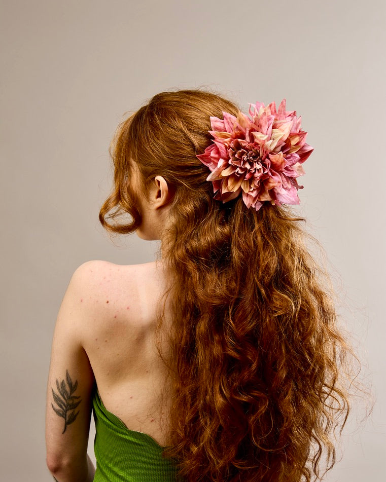 Dahlia — Dual Pink Claw Clip
