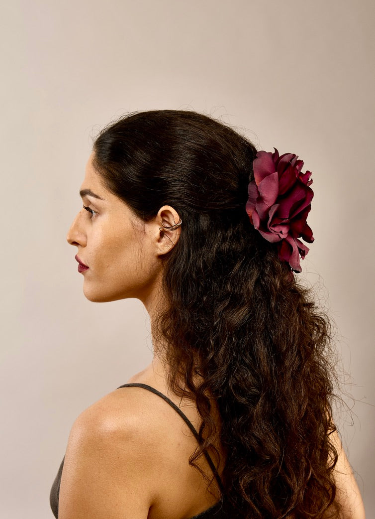 Bellatrix Wild Rose — Burganduy Barrette