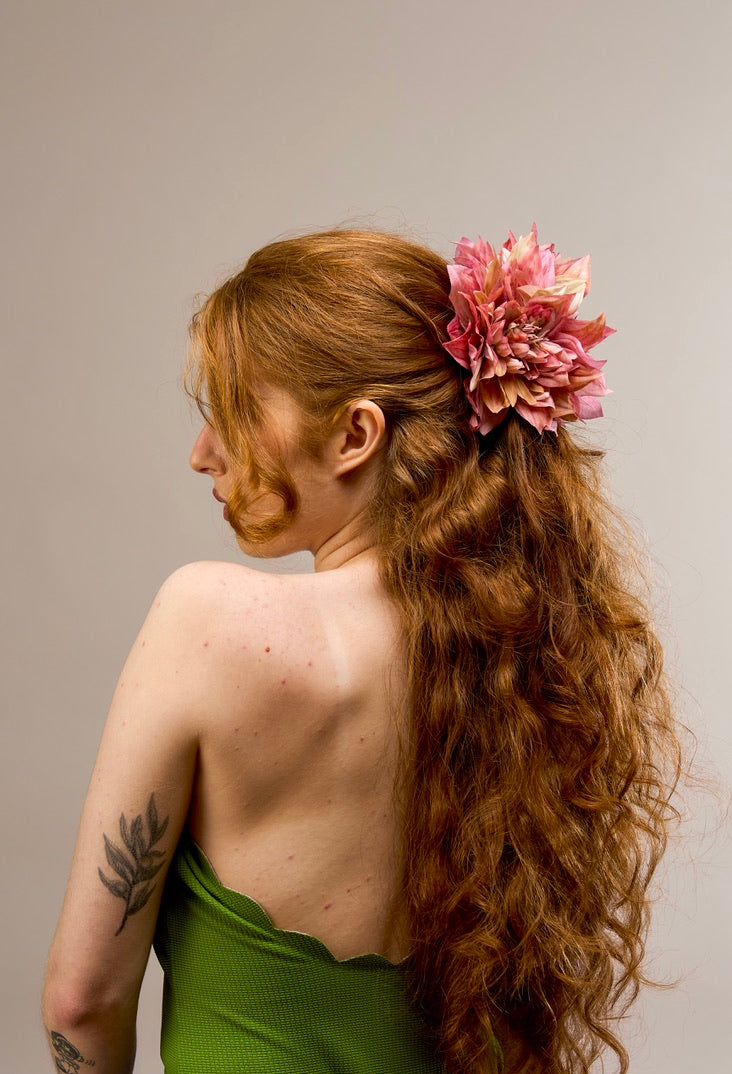 Dahlia — Dual Pink Claw Clip