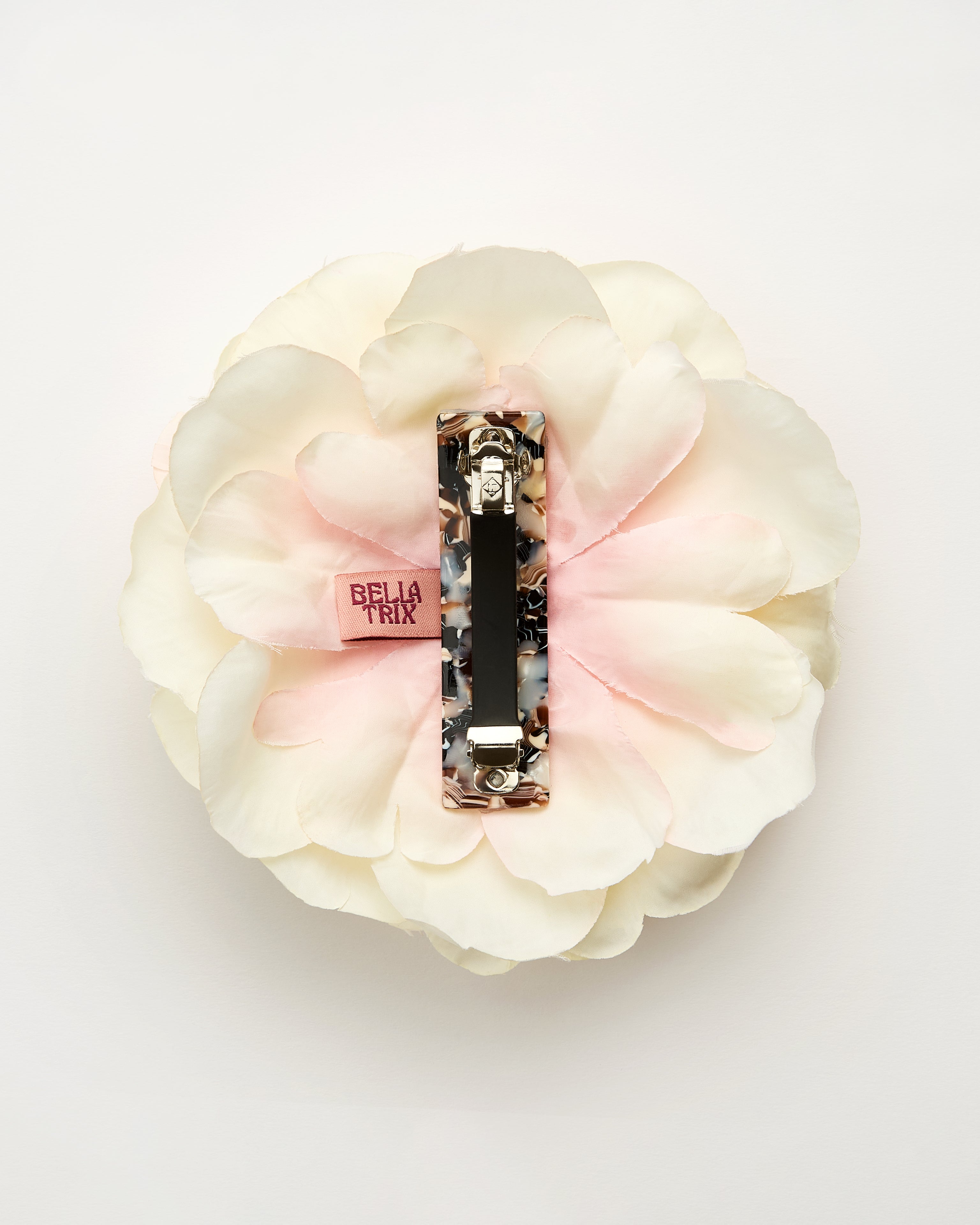 Aurora Peony — Blush Pink Barrette
