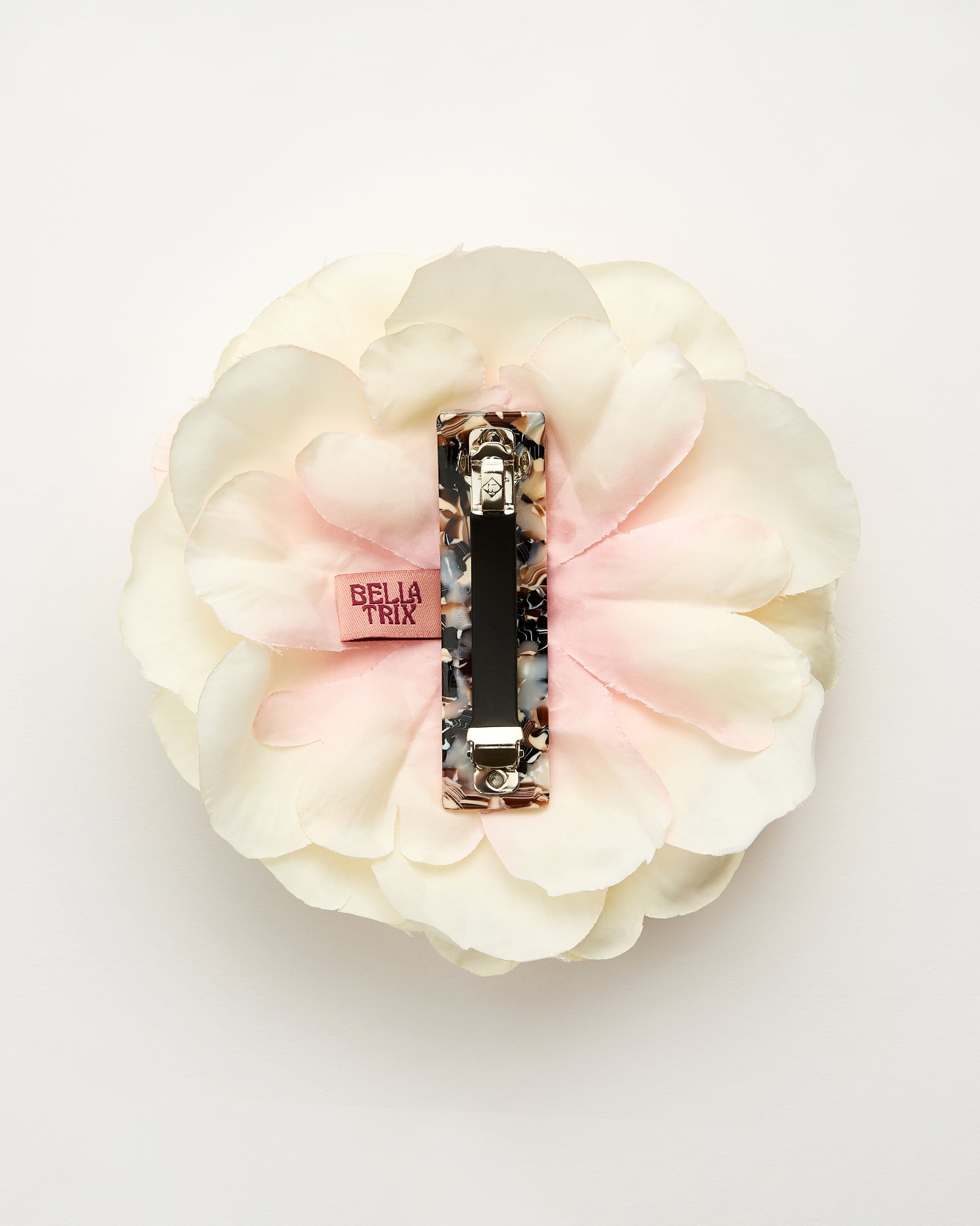 Aurora Peony — Blush Pink Barrette