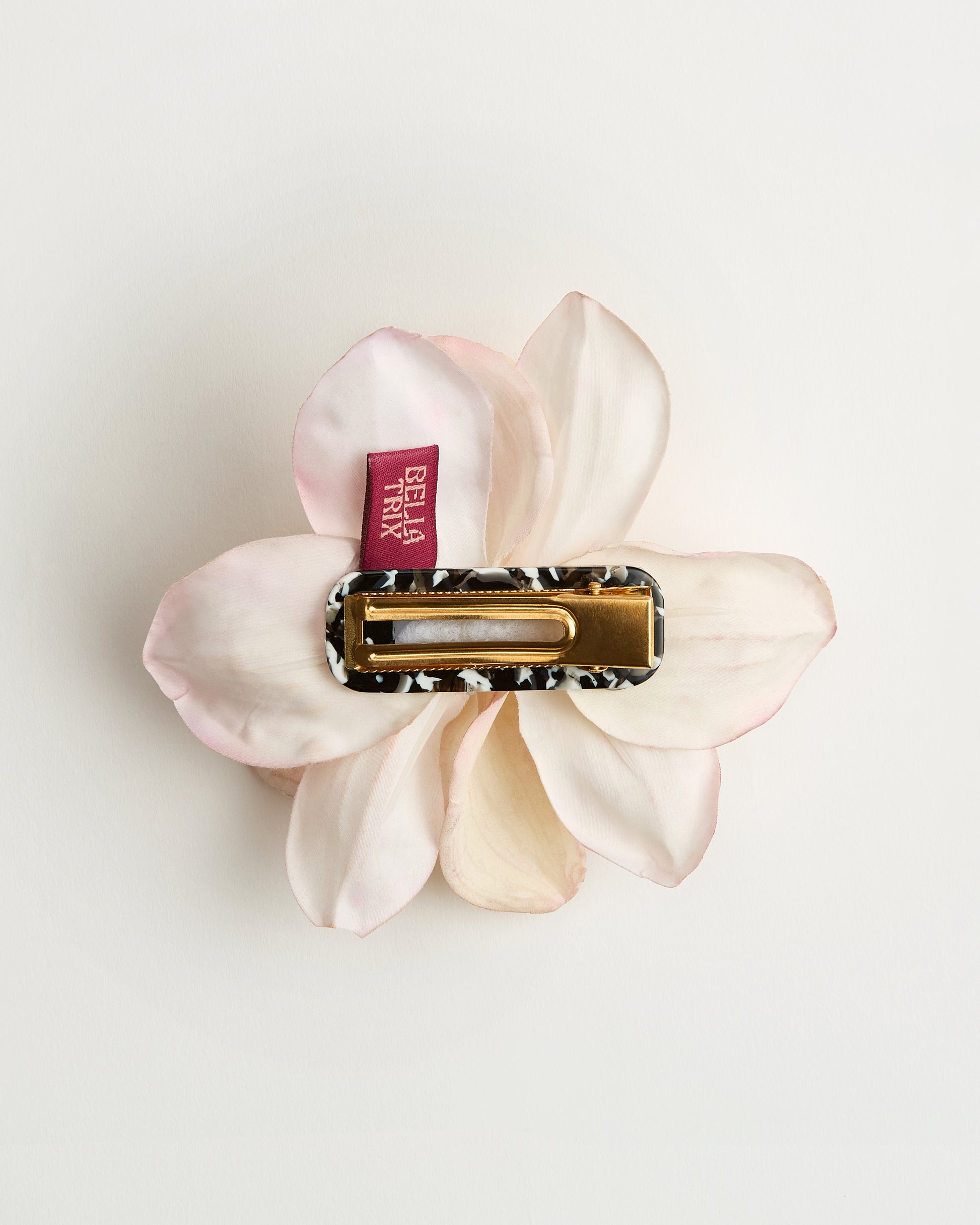 Orchid — Blush White Slide Clip