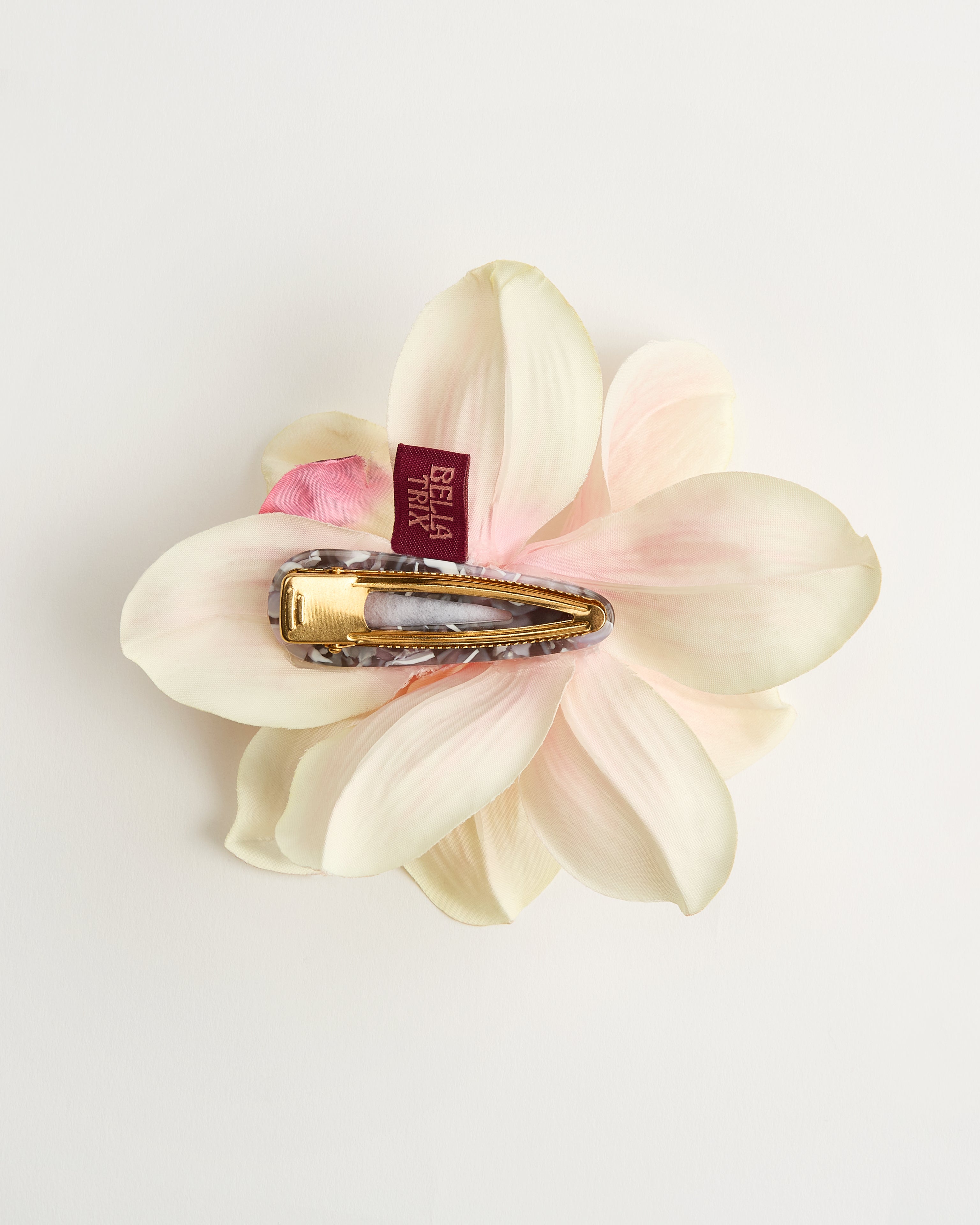 Orchid — Cream White Slide Clip