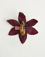 Luna Clematis — Taupe Slide Clip
