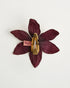 Luna Clematis — Taupe Slide Clip