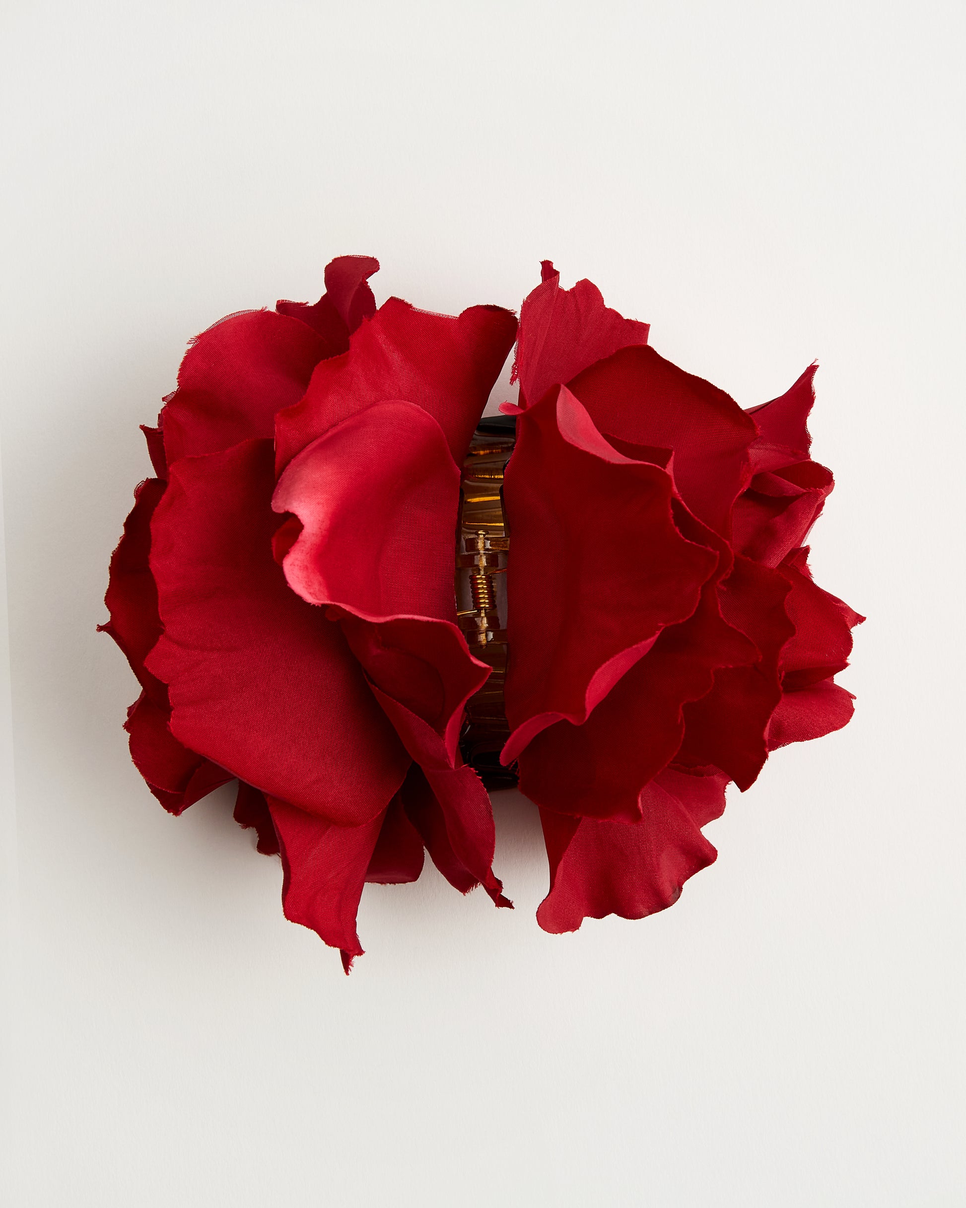 English Garden Rose — Red Claw Clip