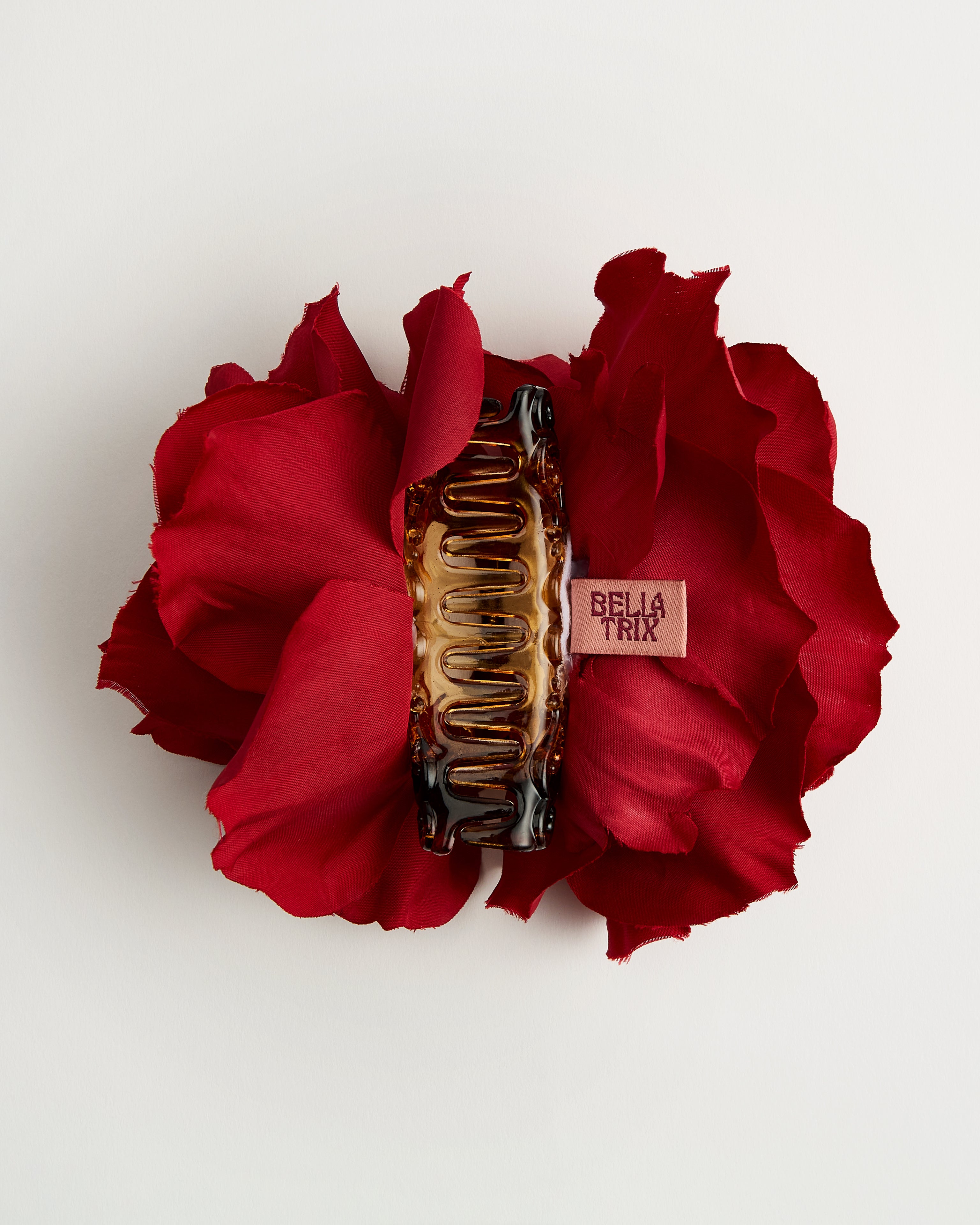 English Garden Rose — Red Claw Clip