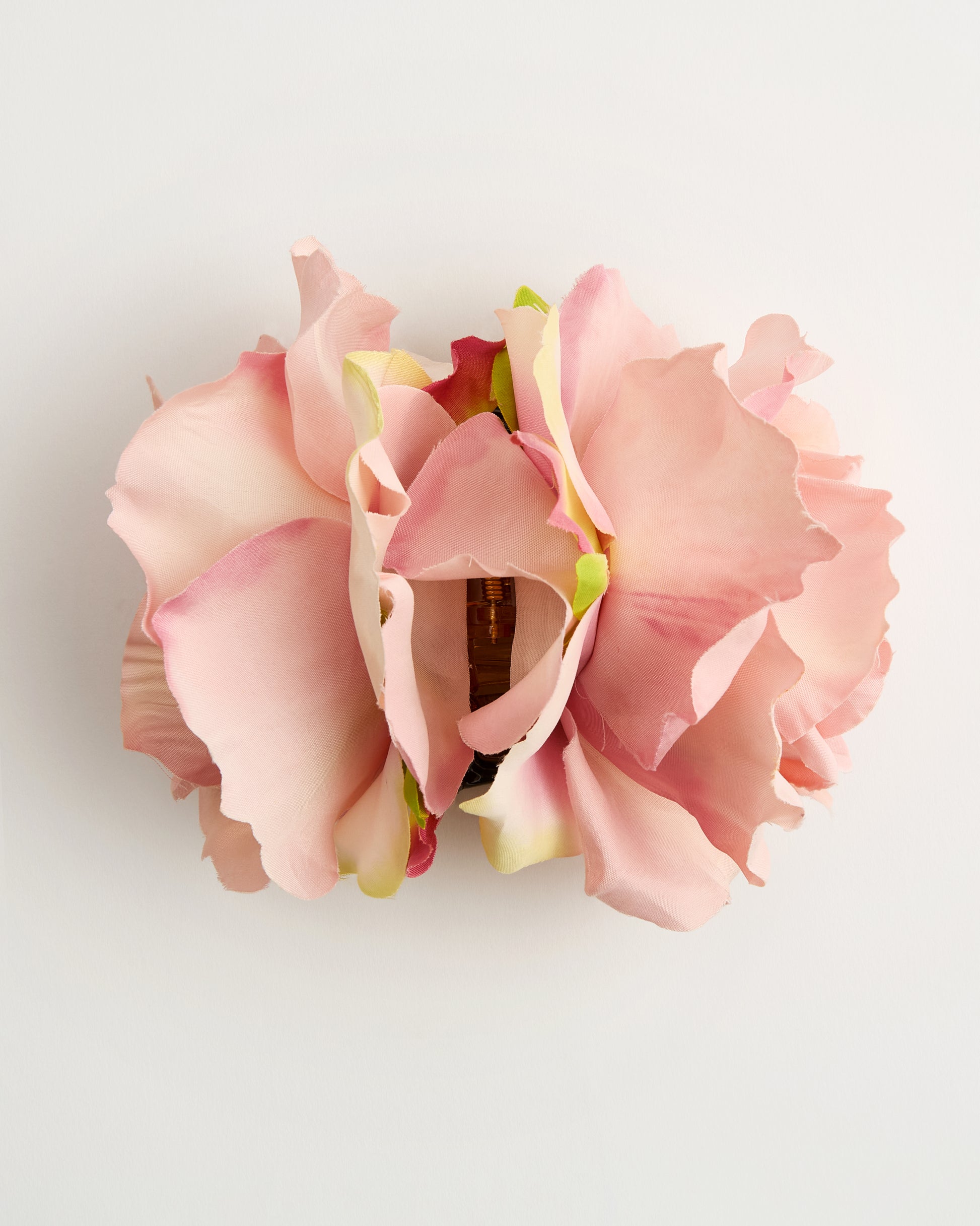 English Garden Rose — Pink Claw Clip