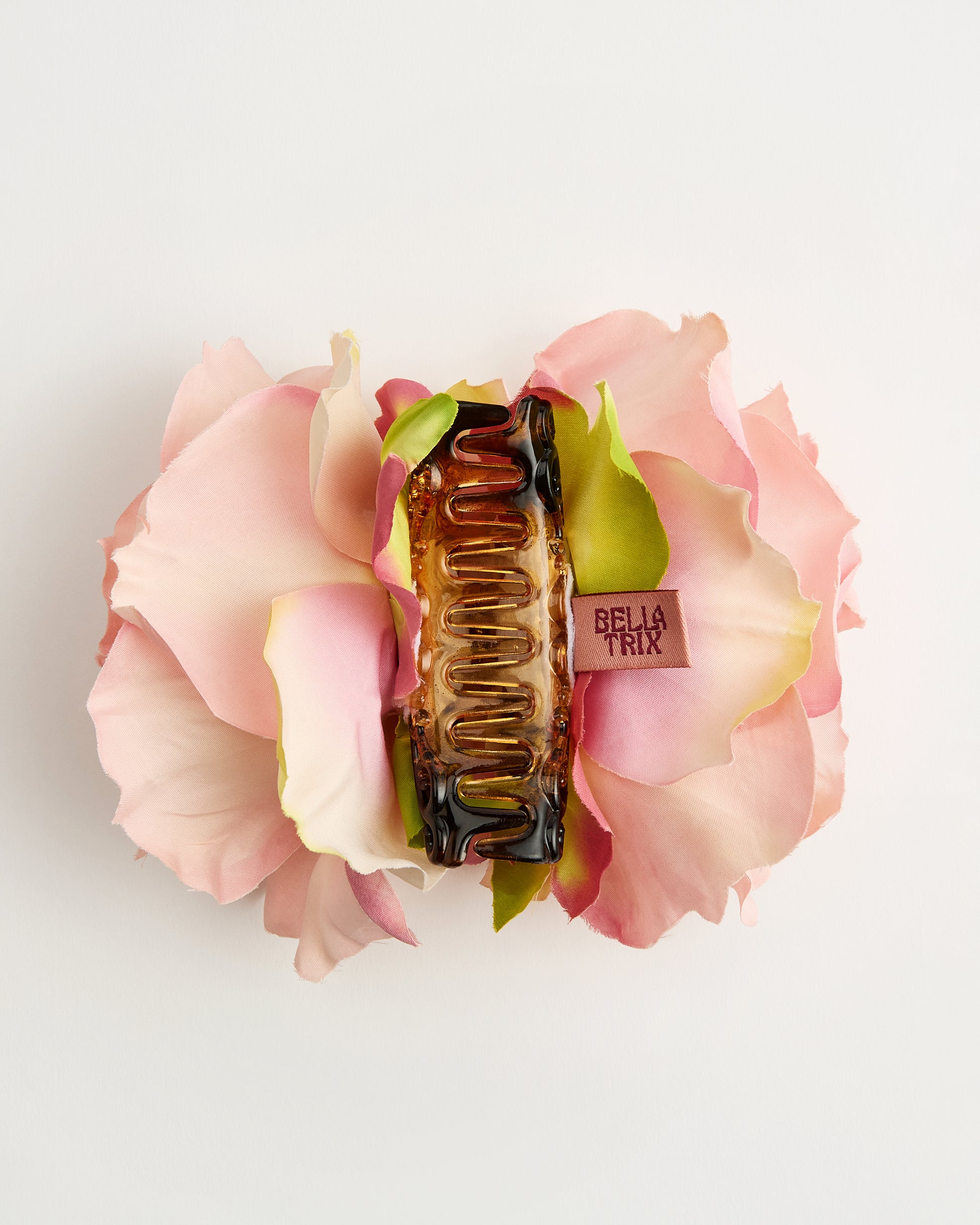 English Garden Rose — Pink Claw Clip