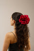 English Garden Rose — Red Claw Clip