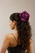 English Garden Rose — Purple Claw Clip