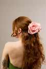 English Garden Rose — Pink Claw Clip