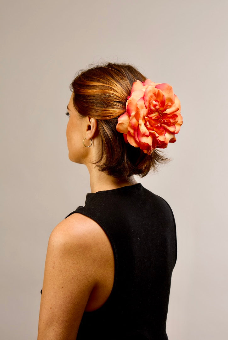 Bellatrix Wild Rose — Orange Barrette