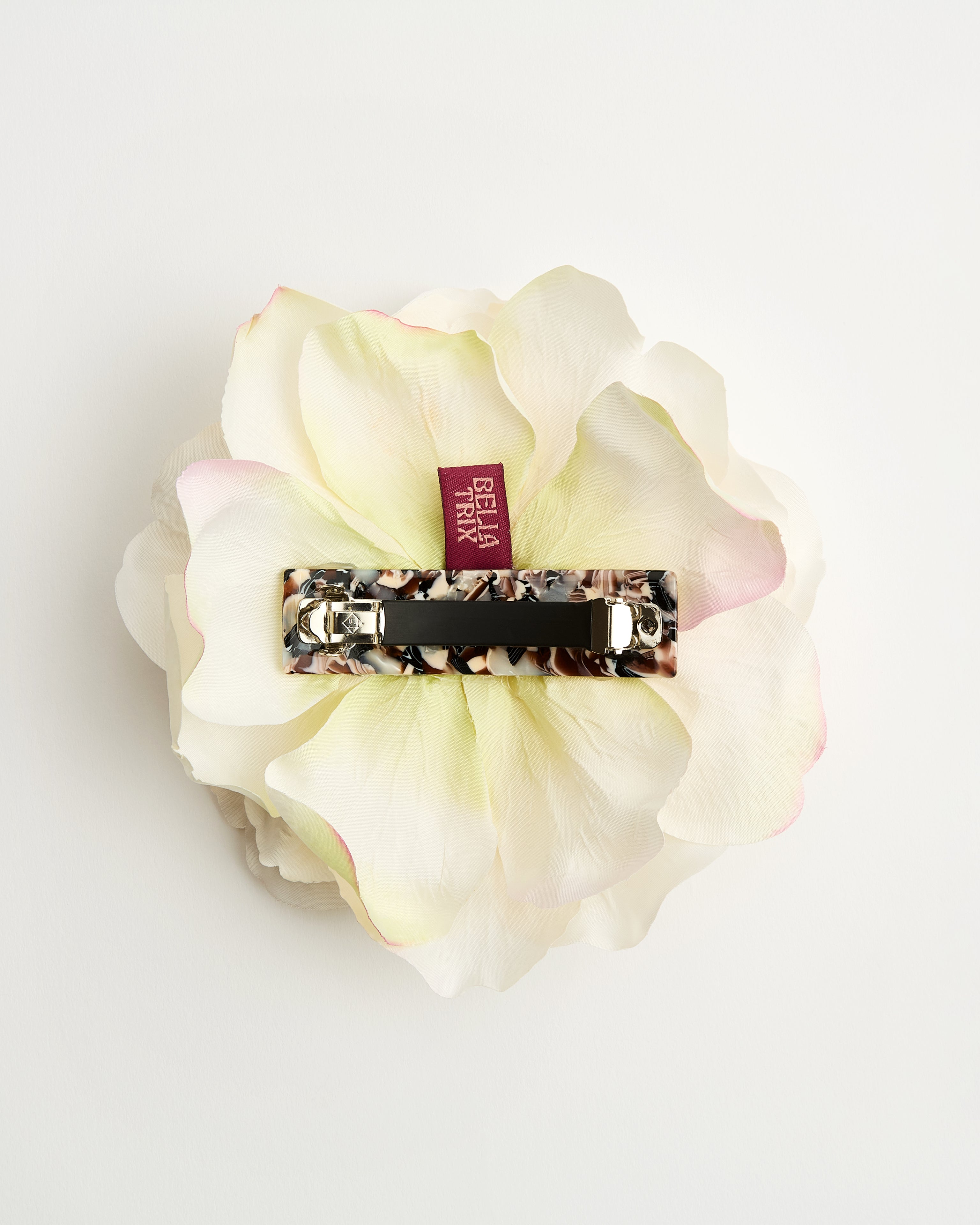 Bellatrix Wild Rose — White Barrette