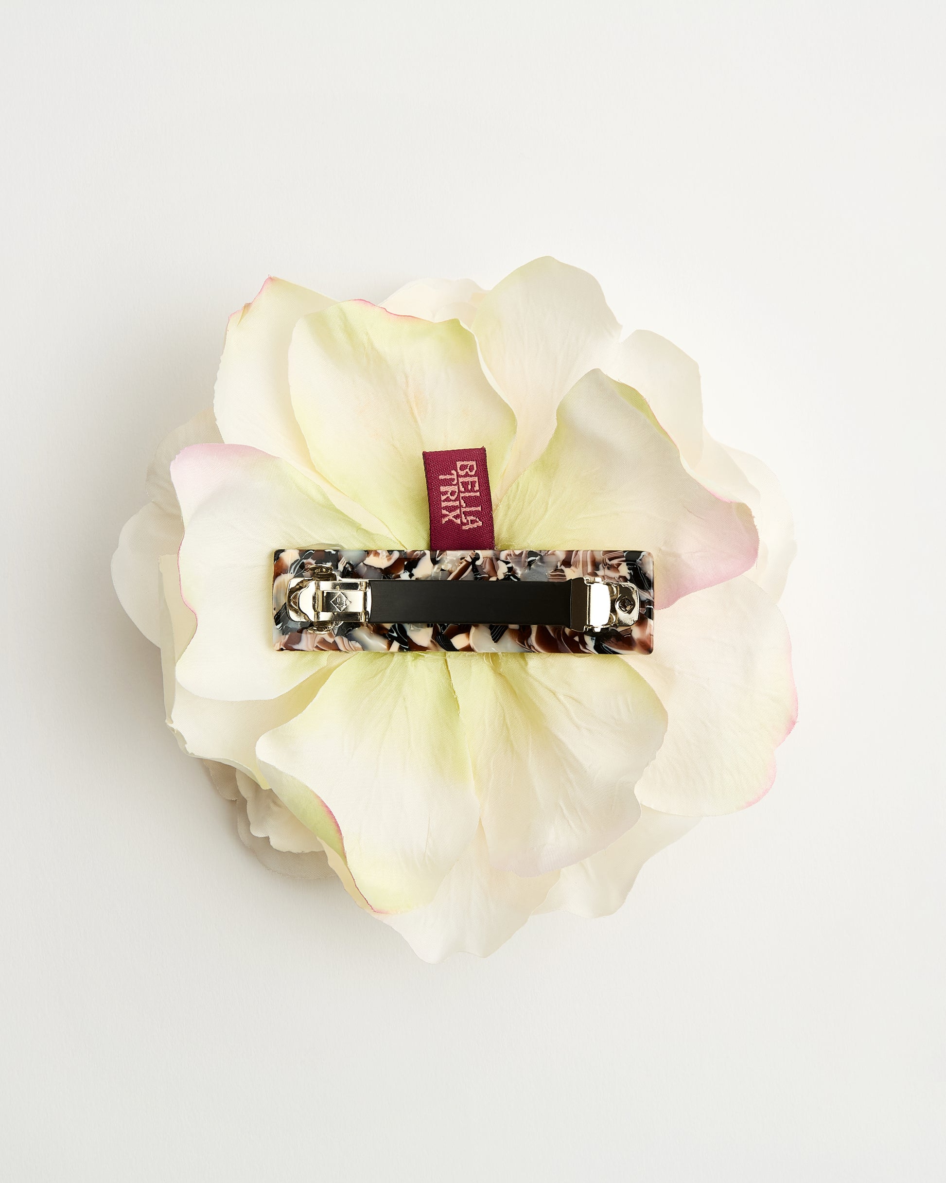 Bellatrix Wild Rose — White Barrette